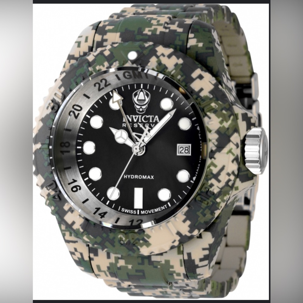 Invicta reserve men camouflage Watch